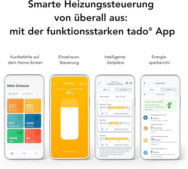 Thumbnail 1 de tado Smart Heizkörperthermostat X Starter Kit