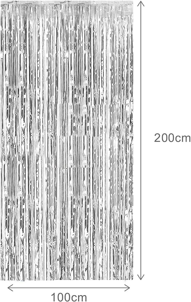 Detalle 2 de Geburtstag Deko Set Happy Birthday Schwarz Silber