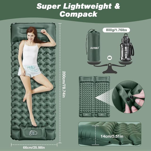 Thumbnail 6 de JATEKA Camping-Isomatte 800 g ultraleicht