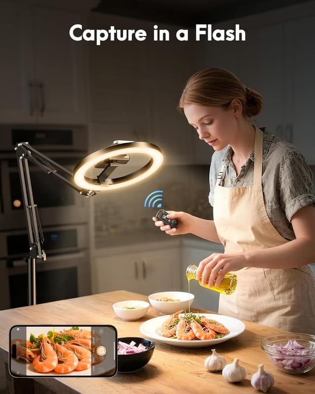 Detalle de Evershop overhead ring light 70.8