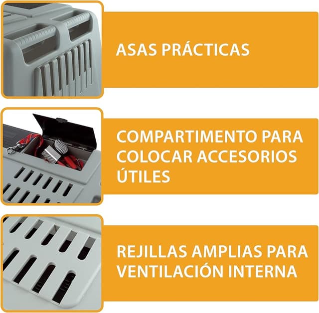 Detalle 2 de Ferplast Atlas Car Scenic 100 transportín para coche L 100×60×66 cm