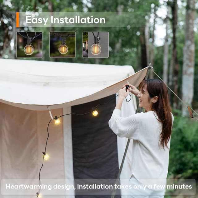 Thumbnail 5 de FANSANMY Catena luminosa esterno 45,7 m