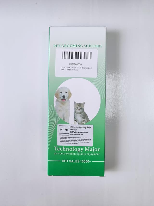 Thumbnail 1 de Gebogene Fellschere für Hunde 1 Stück ✂