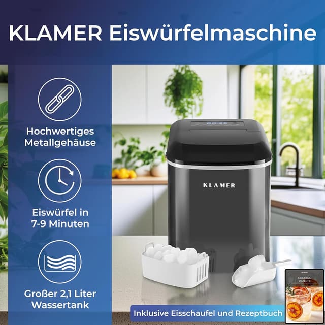 Thumbnail 1 de KLAMER Eiswürfelmaschine klein