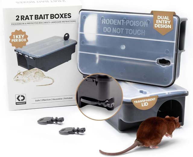 Imagen de Köder-Discount Rat & Mouse Bait Station 2-pack 🐭 en OfertitasTOP