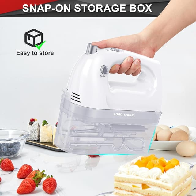 Detalle 2 de Lord Eagle Hand Mixer 400W Handheld Mixer