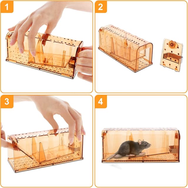 Thumbnail 2 de TAKRINK Trappola per Topi Non Letale 2 pz