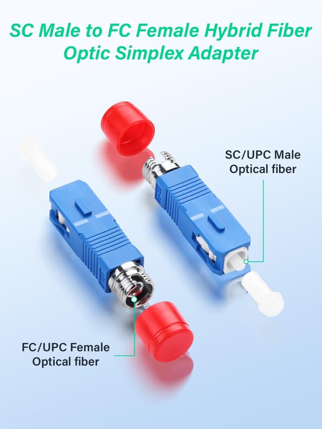 Detalle de SC to FC fibre adapter 9/125um, 2 pack