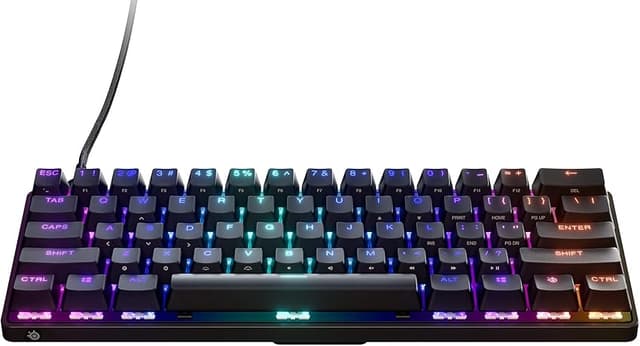 Detalle de SteelSeries Apex 9 Mini teclado 60 % 2 puntos