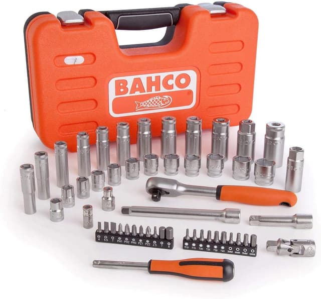 Detalle 1 de Bahco S330L Socket Set (53-piece) with 3/8in deep drive sockets + 1/4in accessories