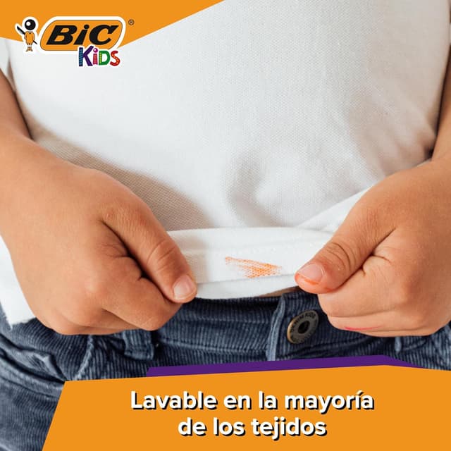 Thumbnail 4 de BIC Kids Visacolor XL Rotuladores Lavables Multicolor ✏️ 48 Uds