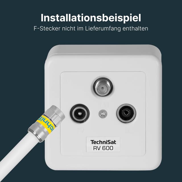 Thumbnail 3 de TechniSat 25 m TK Basic SAT Koaxialkabel