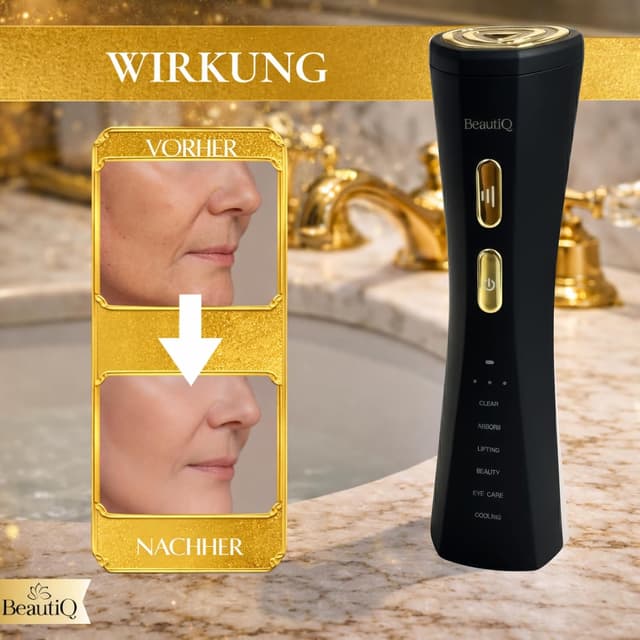 Detalle de Beauty Lumèra PRO Anti-Aging & RF Gerät mit Lichttherapie, 6 Funktionen in 1