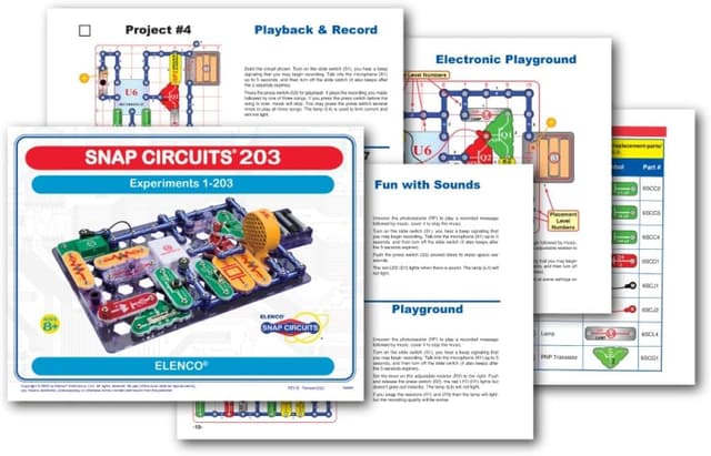Thumbnail 4 de Snap Circuits 203 Electronics Kit 200+ Projects
