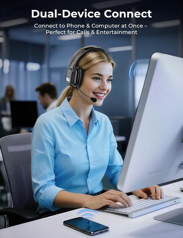 Thumbnail 4 de wyness Bluetooth Headset 60Hrs