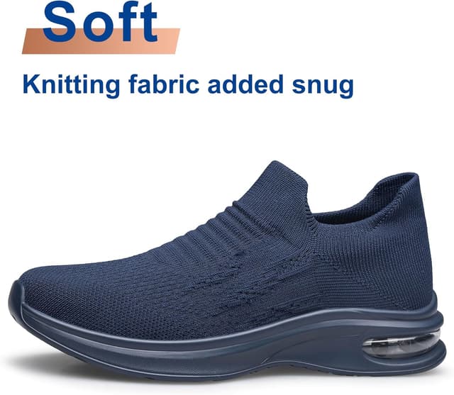 Detalle de Womens Slip On Trainers Walking Shoes – Non-slip, breathable workout & walking trainers