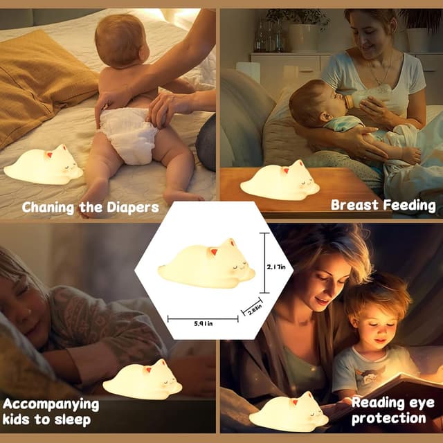 Thumbnail 4 de Tremdwoto Cat Night Light 1 Hour Timer