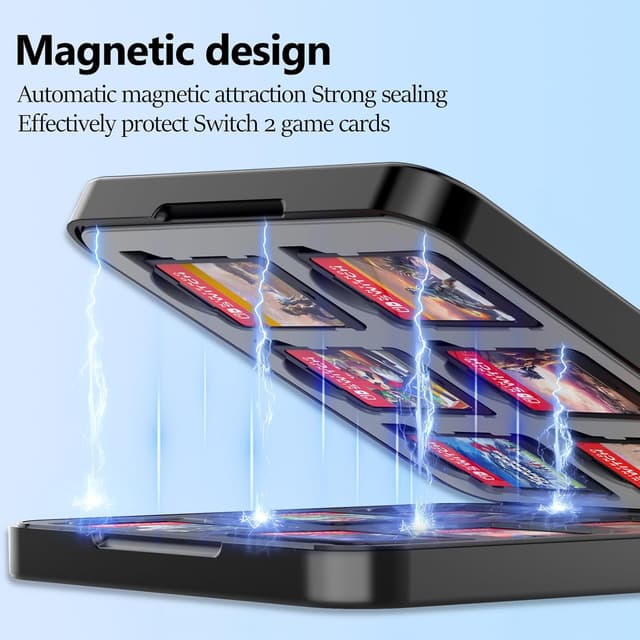 Thumbnail 4 de HEYSTOP Boîtier 12 Cartes pour Nintendo Switch 2