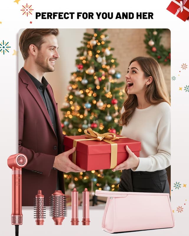 Thumbnail 6 de HITTIONA 5-in-1 Air Styler spazzola asciugacapelli 110000 RPM 🎀