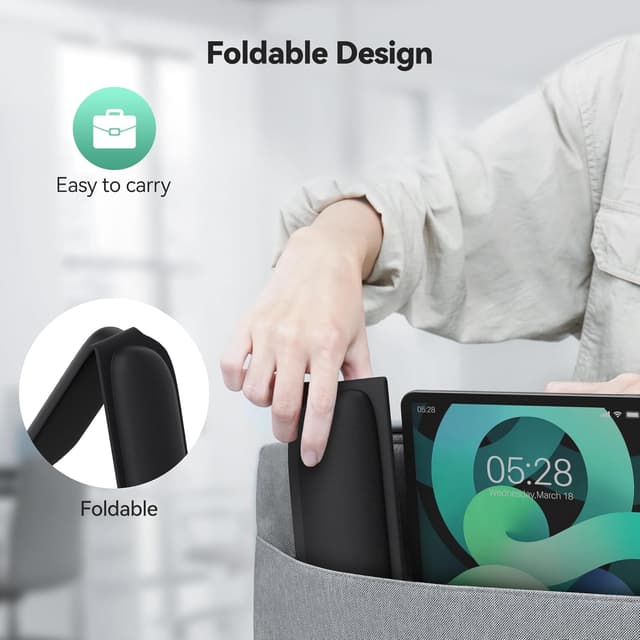 Thumbnail 5 de TECKNET Mouse Mat Wrist Support ergonomic mouse pad