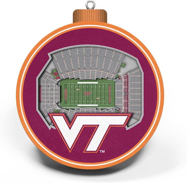 Detalle de YouTheFan NCAA 3D StadiumView Ornament (3” Diameter) — Stadium Replica Holiday Gift