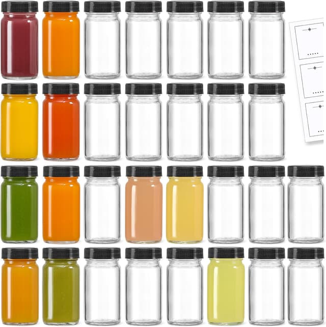 Imagen de LANDNEOO 30 Pack 2 oz Glass Shot Bottles en OfertitasTOP