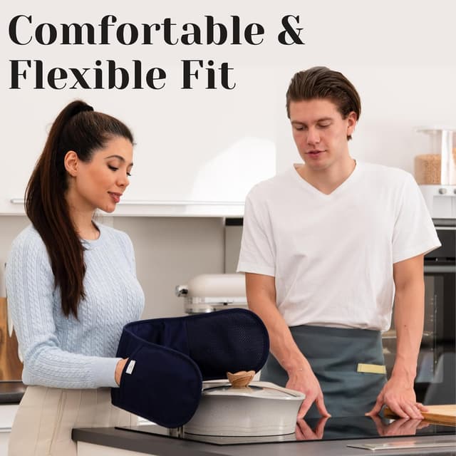 Thumbnail 5 de Laffair Double Oven Gloves 2-in-1 Heat Protection