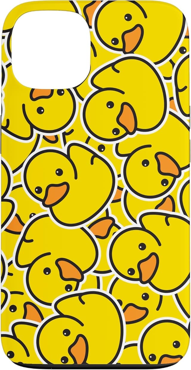 Thumbnail 6 de Custodia Divertente motivo anatra in gomma gialla per iPhone 7 Plus e 8 Plus