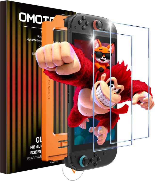 Imagen de OMOTON Nintendo Switch 2 Panzerglas 2 Stück en OfertitasTOP