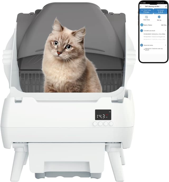 Detalle de Automatic Cat Litter Box Self Cleaning
