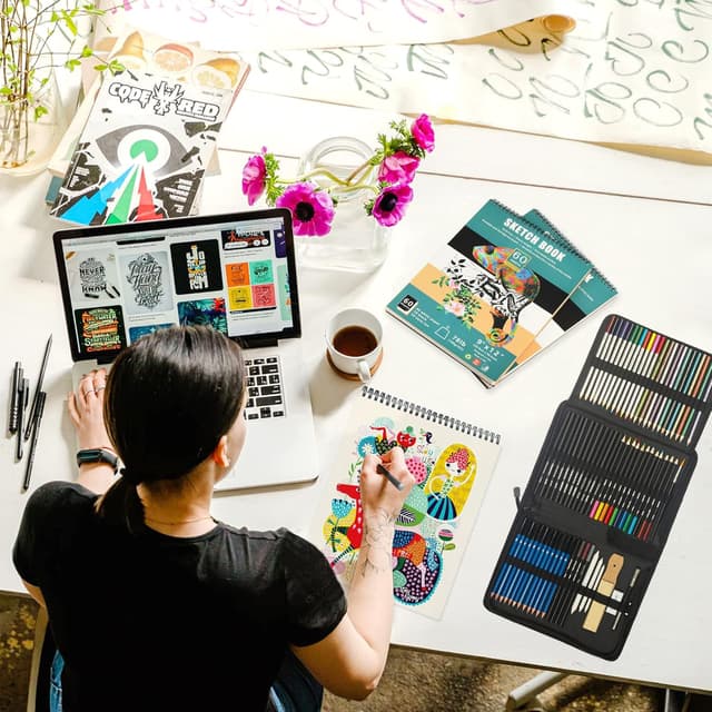 Thumbnail 6 de Kalour 76pc Art Set for Beginners