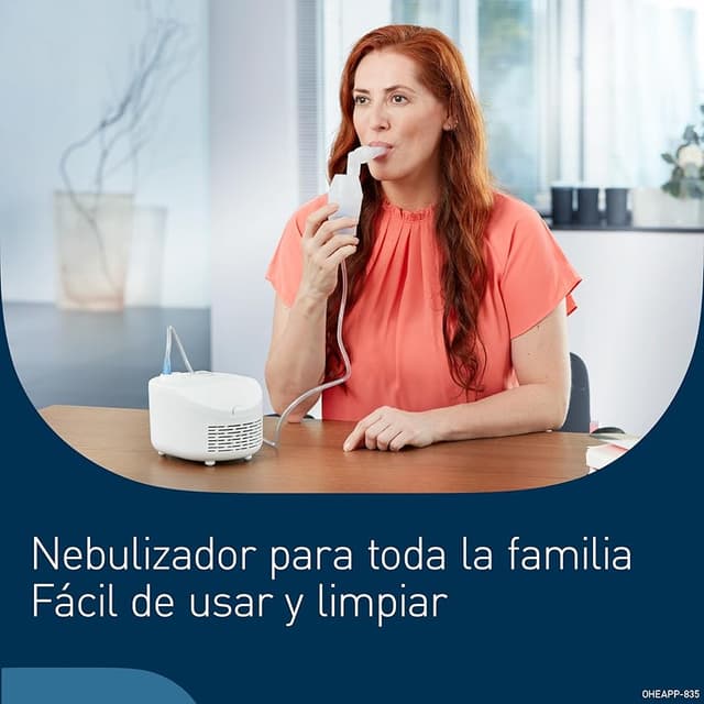 Detalle 2 de OMRON X101 Nebulizador para niños y adultos. Trata asma y bronquitis 🌬