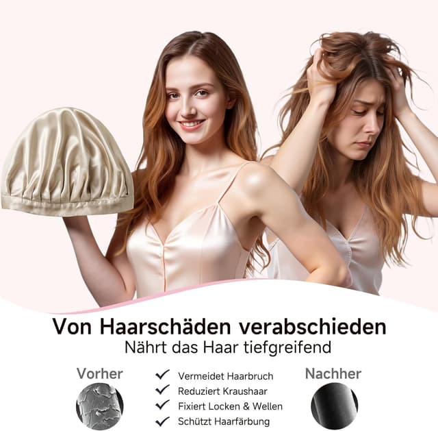 Thumbnail 2 de Kaome 22 Momme 100% Maulbeerseide Schlafmütze