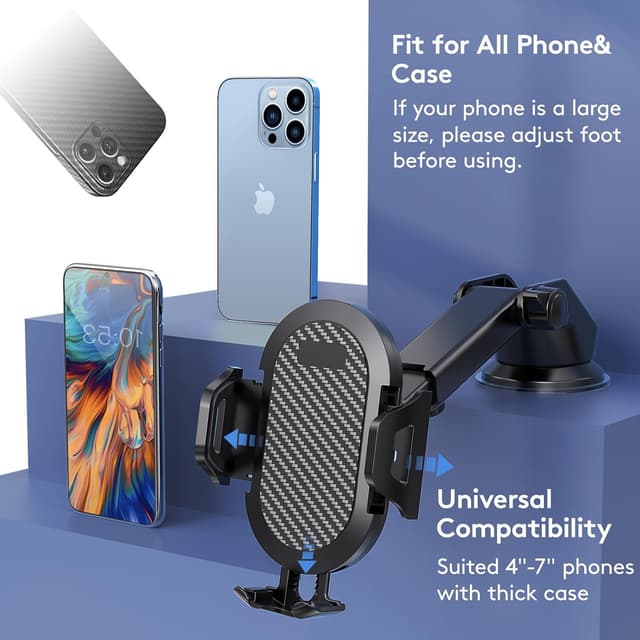 Thumbnail 3 de LOLBIU Universal Car Phone Holder 360°