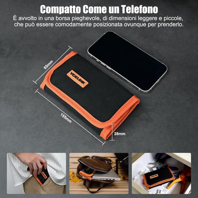 Thumbnail 6 de VCELINK Set Cacciaviti Precisione 38 pz magnetici (Torx T1-T5) per smartphone, PS4, Xbox e altro