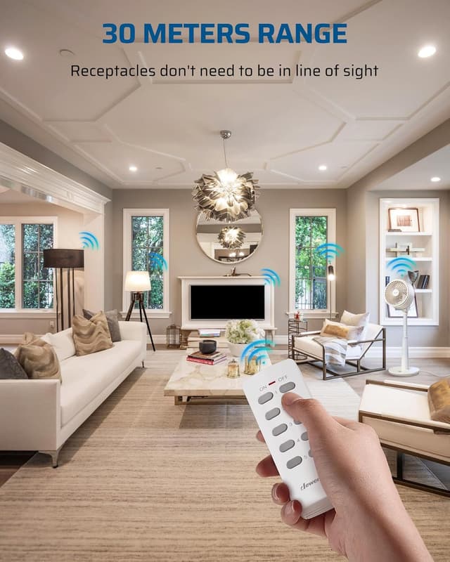 Thumbnail 2 de DEWENWILS Remote Control Plug Socket 13A 🔌