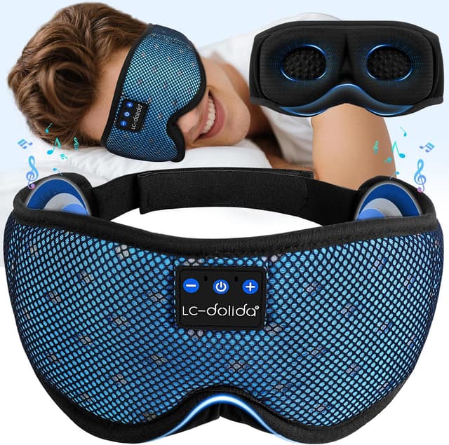 Detalle de LC-dolida Schlafmaske mit Bluetooth 5.4
