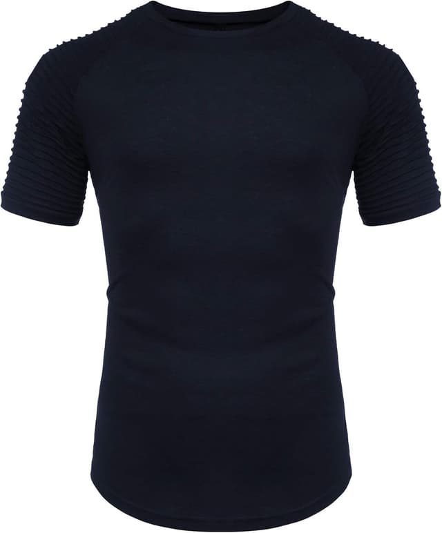 Detalle de COOFANDY Polo homme manches courtes en polyester extensible (style t-shirt de sport)