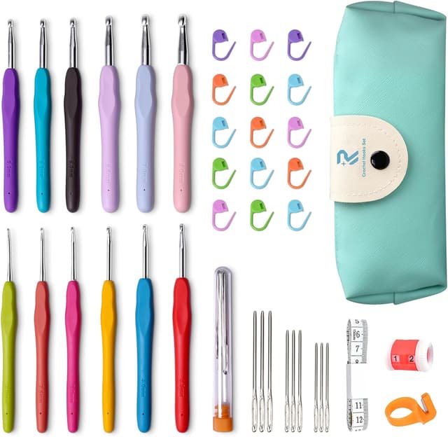 Imagen de RealPlus Crochet Hooks Set 12 Pcs en OfertitasTOP