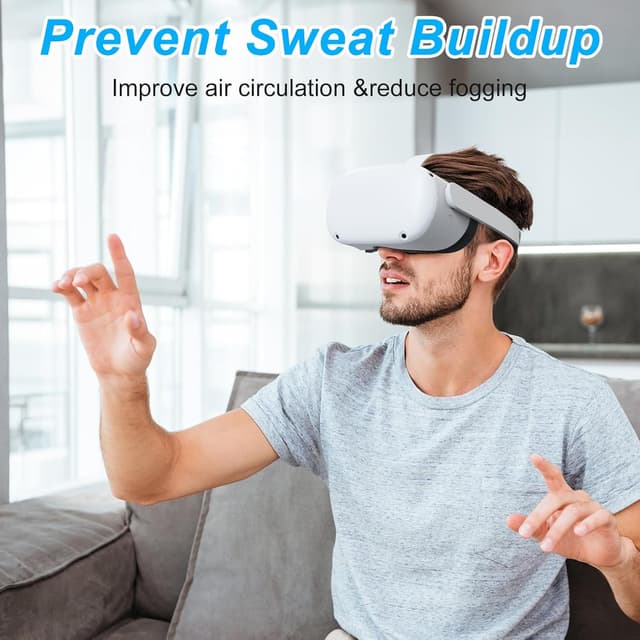 Thumbnail 5 de VZNEK Q2MZ PU Leather Face Cover for Quest 2