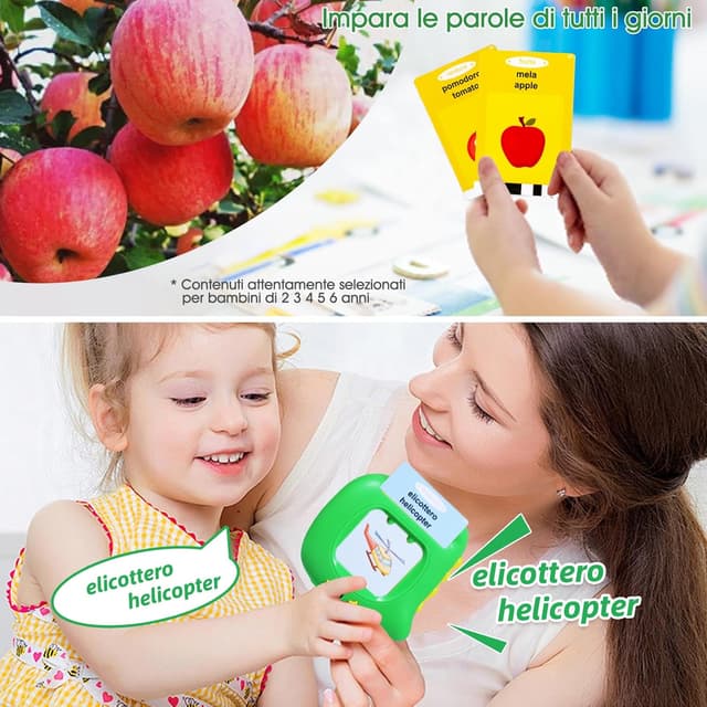 Detalle de Cartes Flash parlantes italien 384 mots