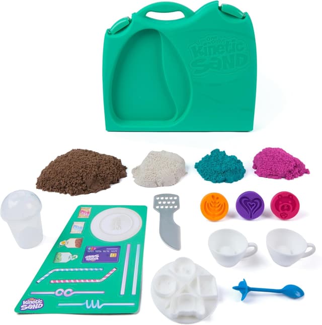 Detalle 2 de Kinetic Sand Café Case 793g play sand set