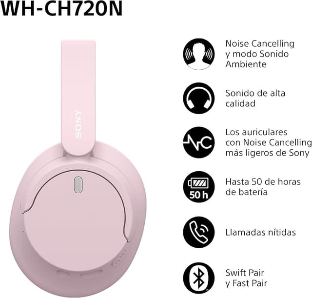 Thumbnail 1 de Sony WH-CH720N Auriculares Bluetooth Inalámbricos con Cancelación de Ruido