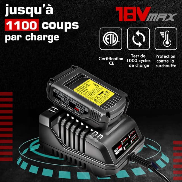 Thumbnail 4 de NEU MASTER Cloueuse sans fil 18V