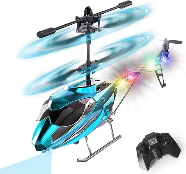 Imagen de VATOS RC Helicóptero 🛸 Con Luz LED y Despegue Sencillo en OfertitasTOP