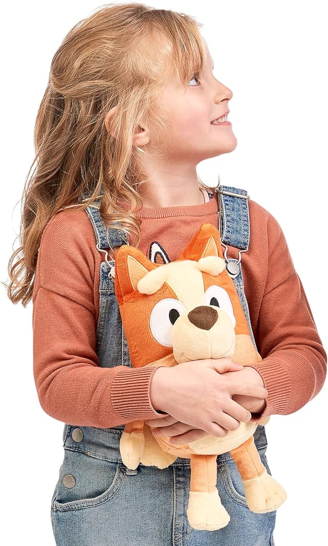 Detalle de Bluey Bingo Large 30cm Talking Sounds Plush (Talking Sounds) – cuddly jumbo soft toy