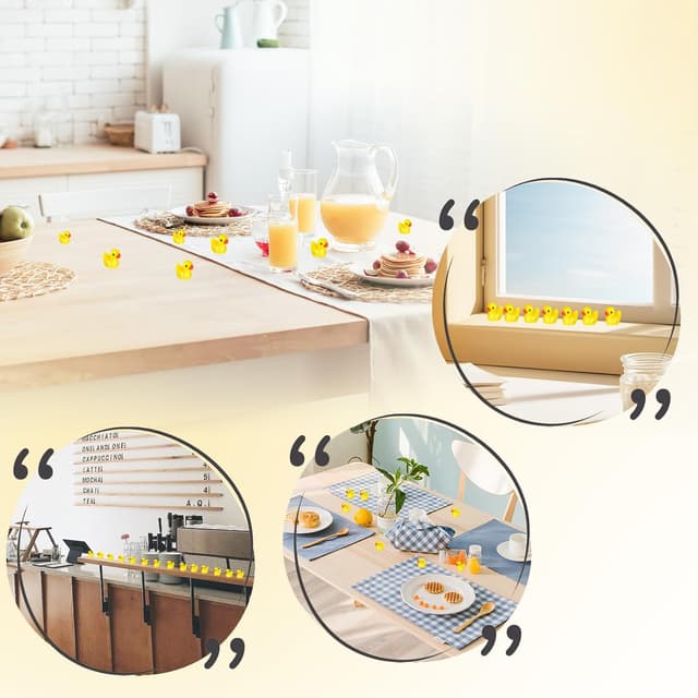 Thumbnail 4 de Cozary 100 Mini Anatre in Resina 1,6 cm 🐥