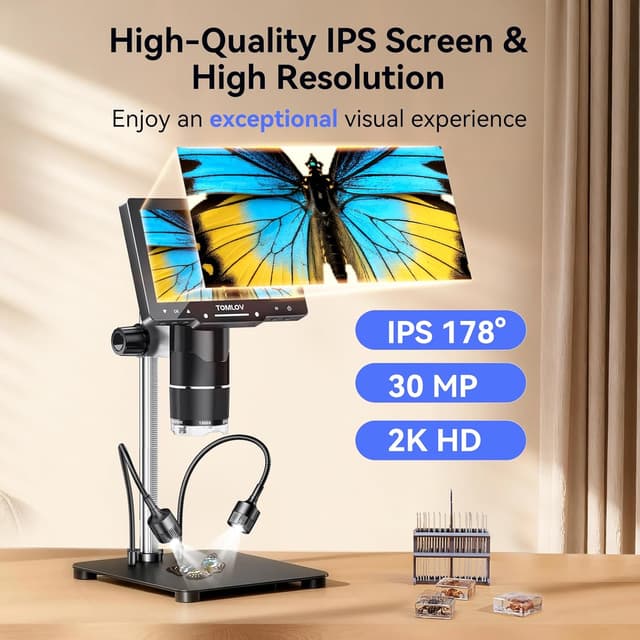 Thumbnail 6 de TOMLOV TriL107 7" 2500X digital microscope