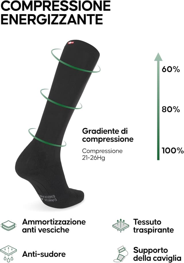 Detalle 2 de DANISH ENDURANCE Calze Compressione 21-26 mmHg