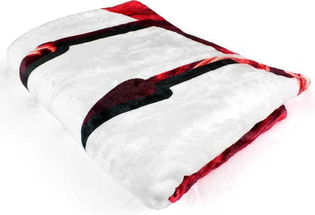 Detalle 2 de College Covers Everything Comfy Wisconsin Badgers plush throw blanket (30" x 40")